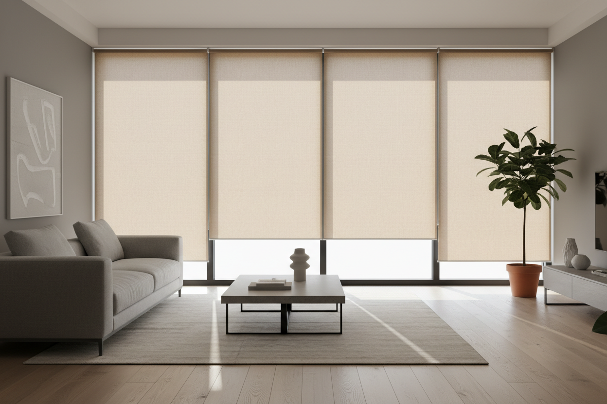 Why Sleek Roll-Down Shades Are the Ultimate Upgrade for Modern Interiors