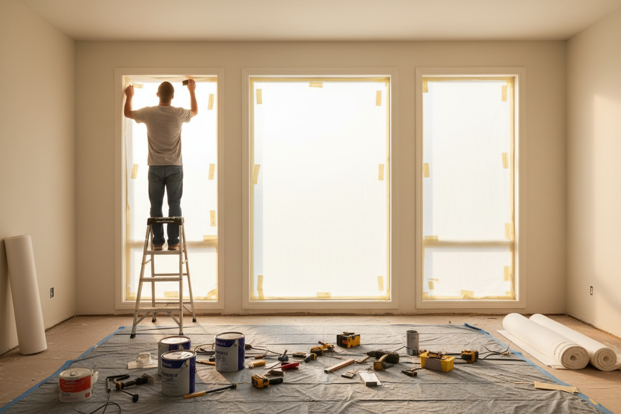 Why Temporary Window Covers Are the Unsung Heroes of Home Renovation