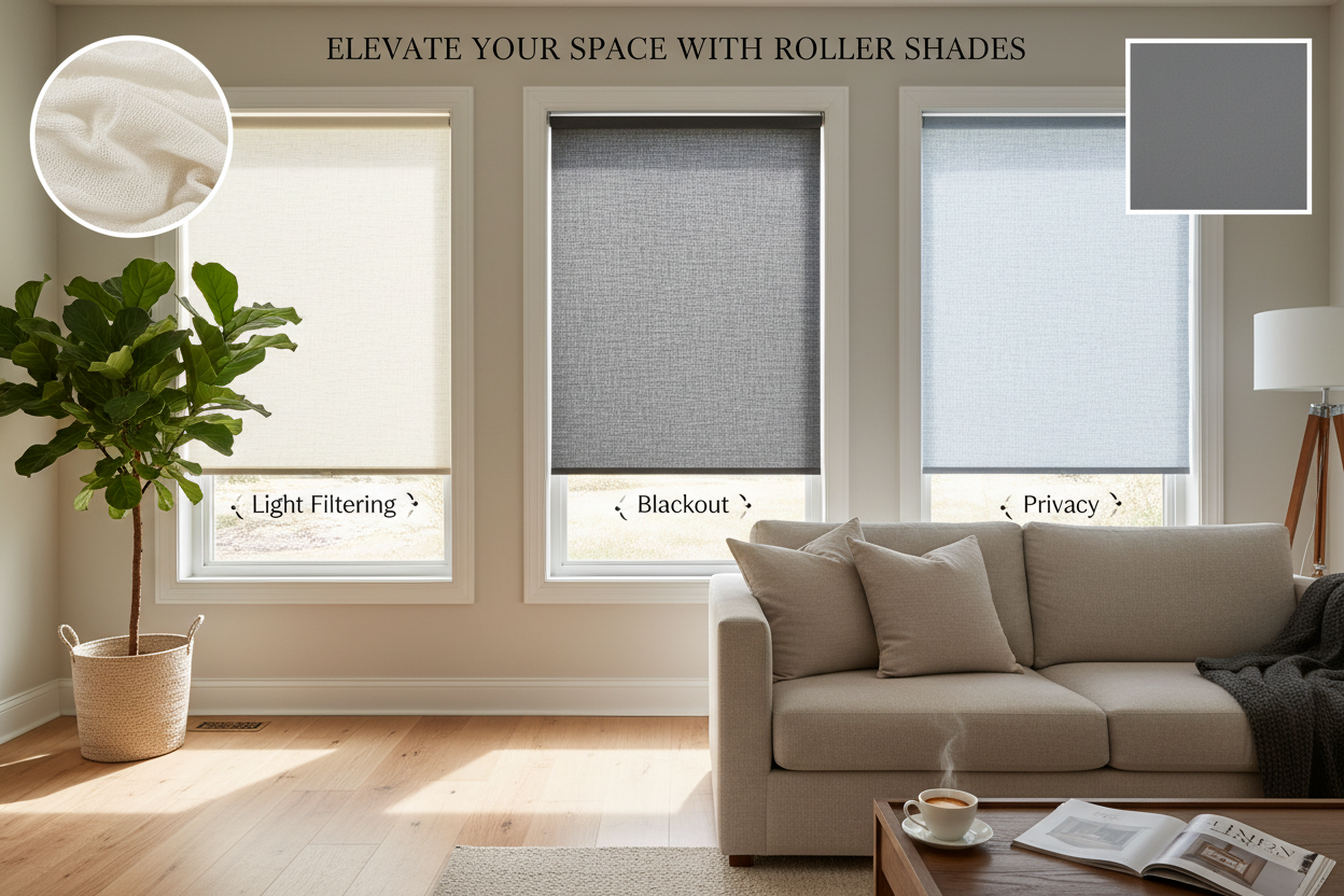 Your Guide to Choosing the Perfect Roller Shade