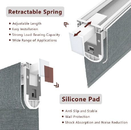 No-Drill Motorized Roller Shades