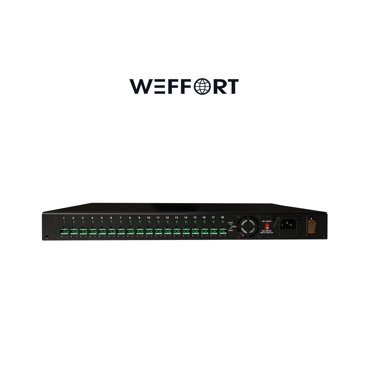 Shell Control Power Disp Weffort 18 Outputs DC Power Distribution Panel
