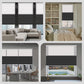 Weffort Motorized Blackout and Light Filtering Day/Night Suspended Cellular Shades Elegant Series