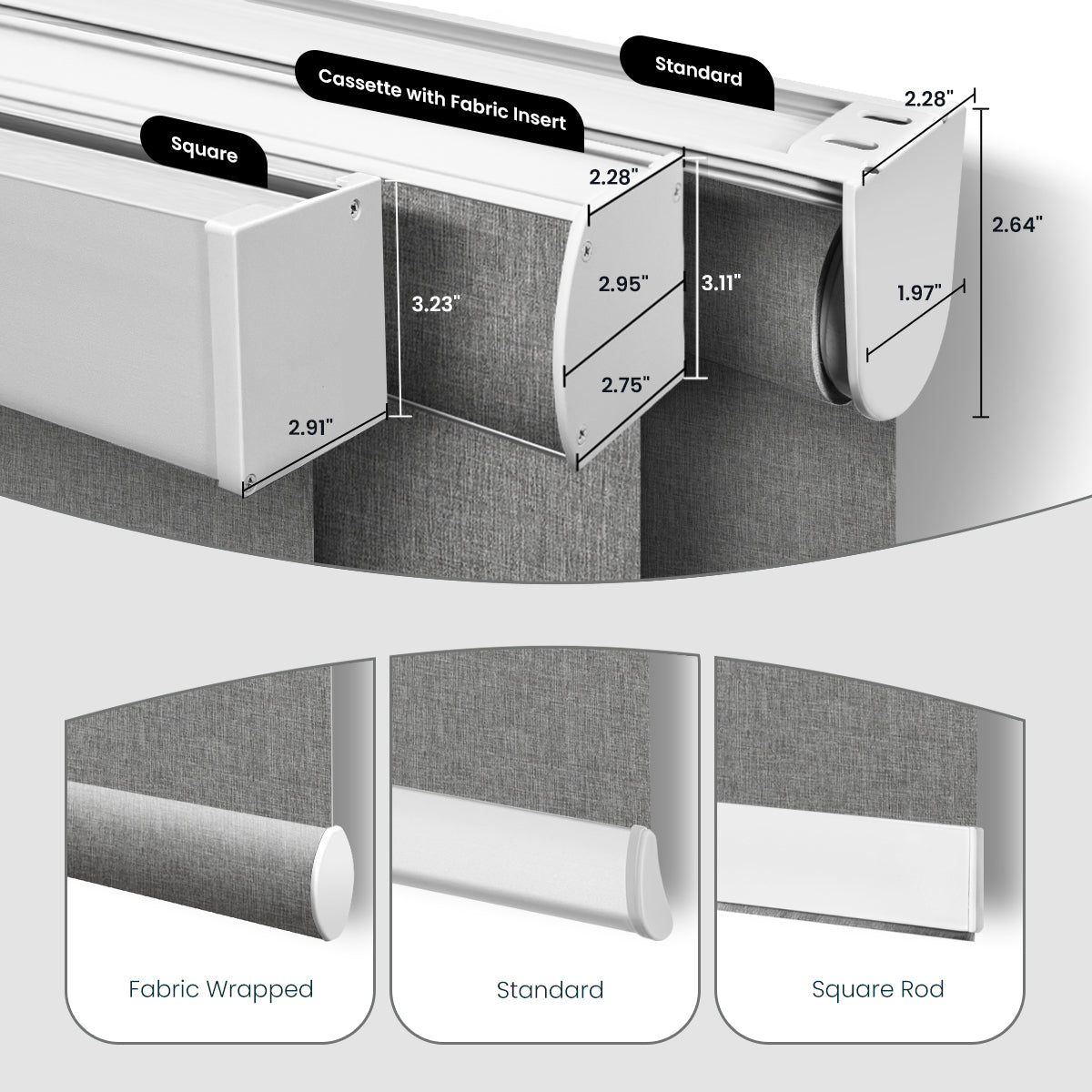 Weffort Motorized Blackout Roller Shades Bouvardia Series