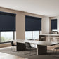 Weffort Motorized Blackout Roller Shades Dark Series