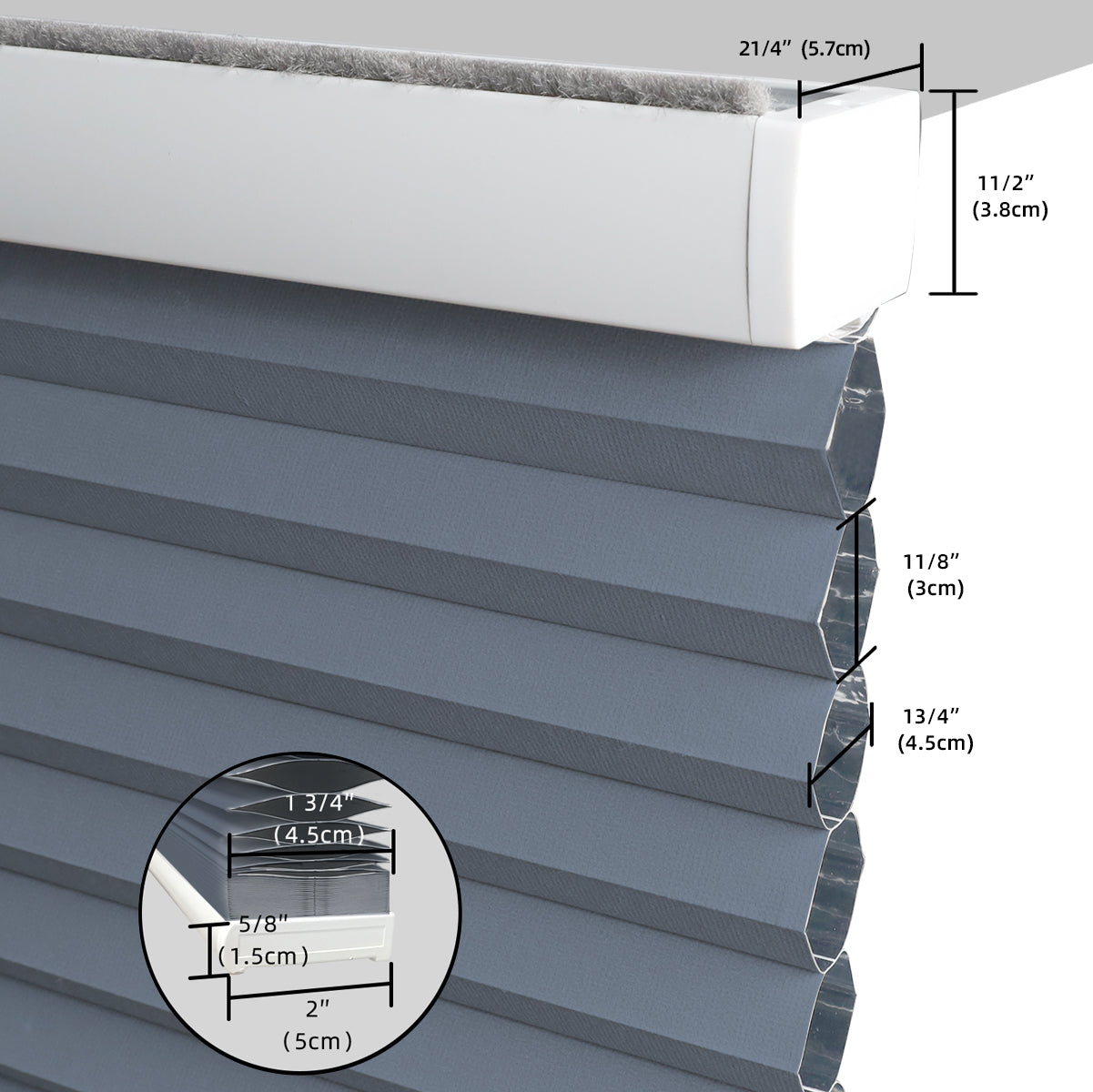 Weffort Motorized Blackout Cellular Shades Elegant Series