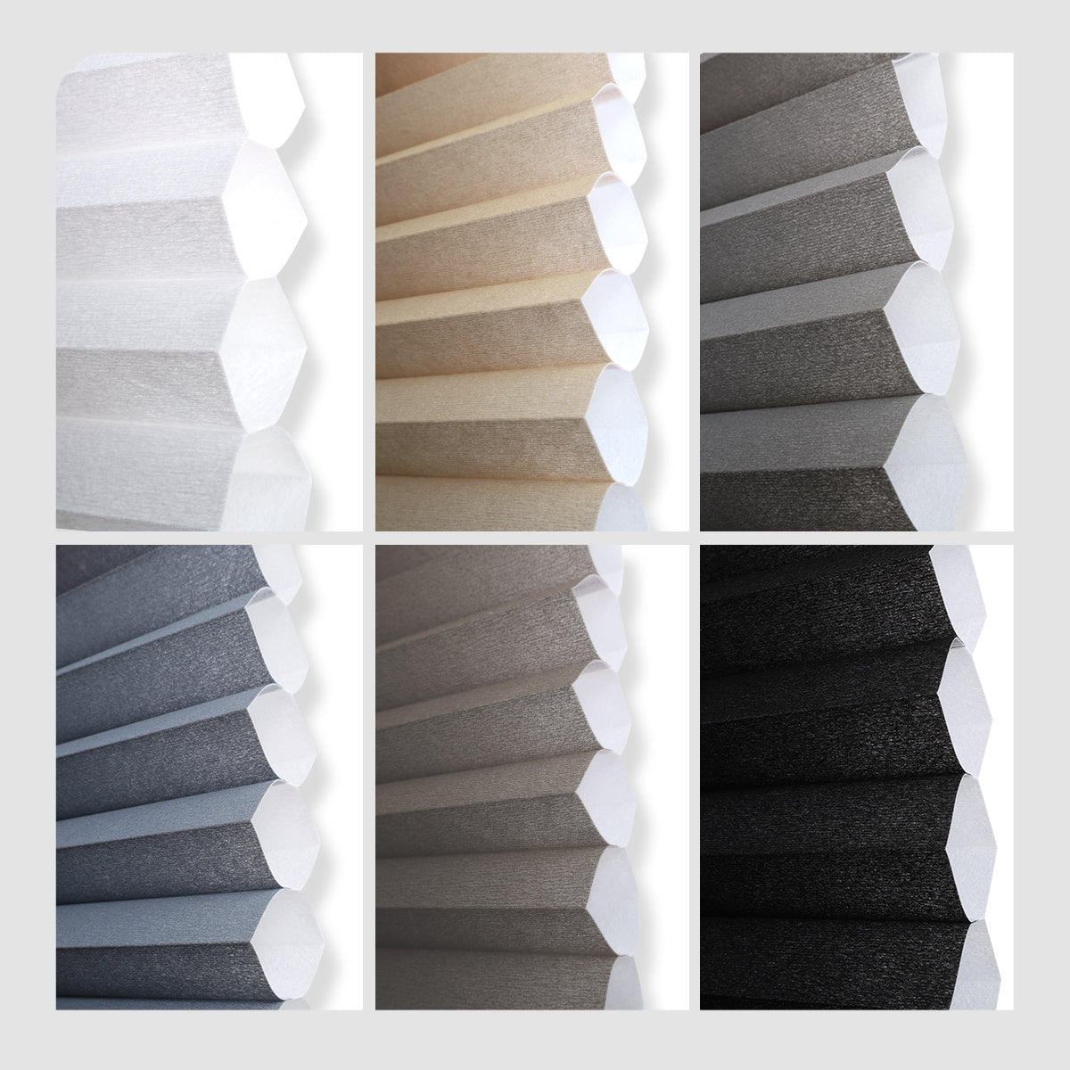 Weffort Motorized Light Filtering Cellular Shades Elegant Series