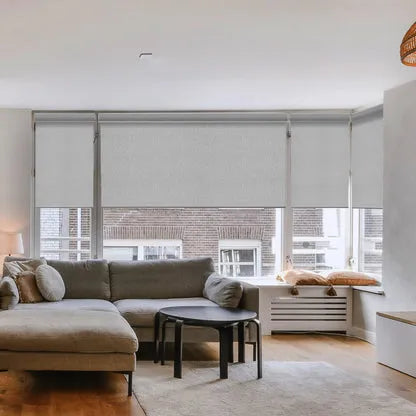 Weffort Motorized Translucent Roller Shades Texture Series