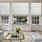 Weffort Motorized Roman Shades 60% Light Filtering Lattice Series