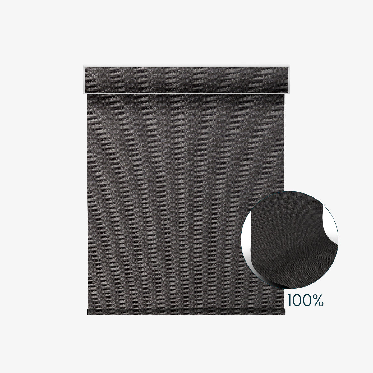 Weffort Motorized Blackout Roller Shades Dark Series
