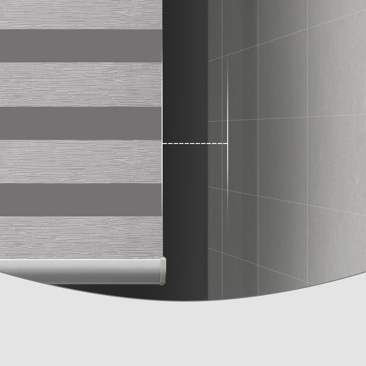 Weffort Motorized Blackout Zebra Shades Soft Series