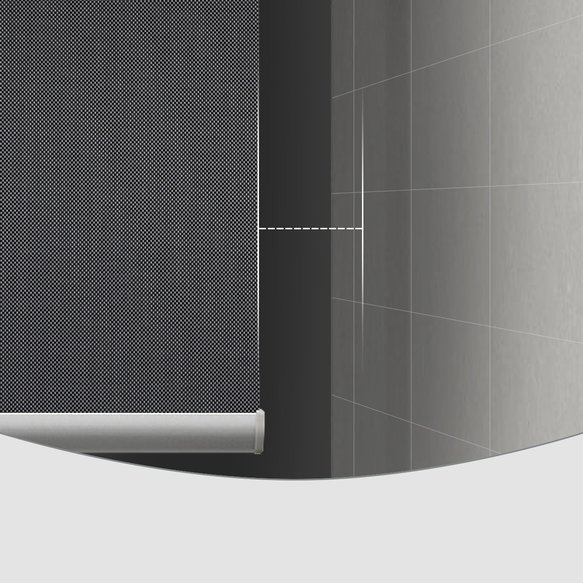 Weffort Motorized Sunscreen Roller Shades Aventus Series
