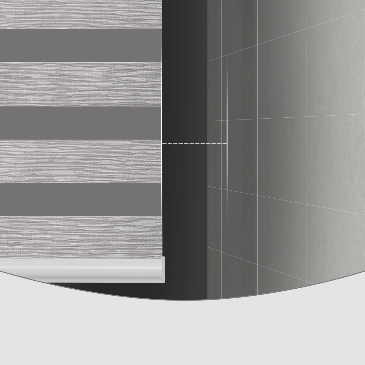 Weffort Motorized Blackout Zebra Shades Soft Series