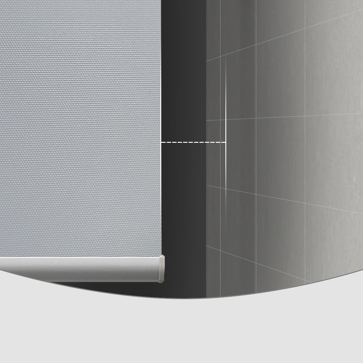 Weffort Motorized Blackout Roller Shades Vinyl Series