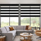 Weffort Motorized Blackout Zebra Shades Soft Series