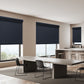 Weffort Motorized Blackout Roller Shades Dark Series