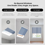 Skylight cellular shades are a smart and stylish solution for covering hard-to-reach or overhead windows. 