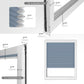 Accurate and Complete Dimension Description: To ensure a perfect fit and optimal performance of the skylight cellular blinds.