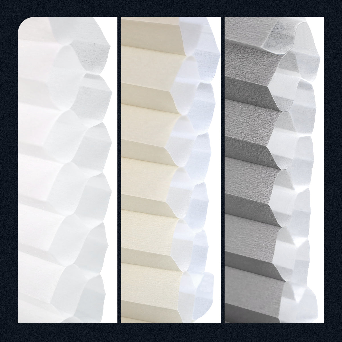 Weffort Motorized Light Filtering Cellular Shades Elegant Series