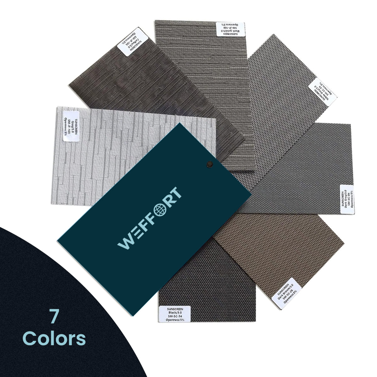 Weffort Fabric Sample - Outdoor Shades