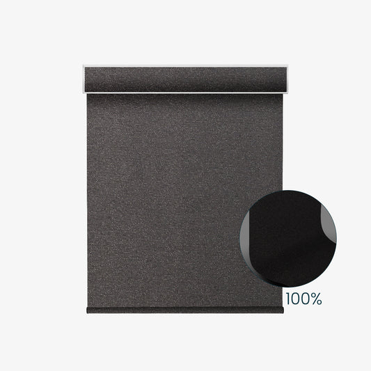 Weffort Motorized Blackout Roller Shades Dark Series