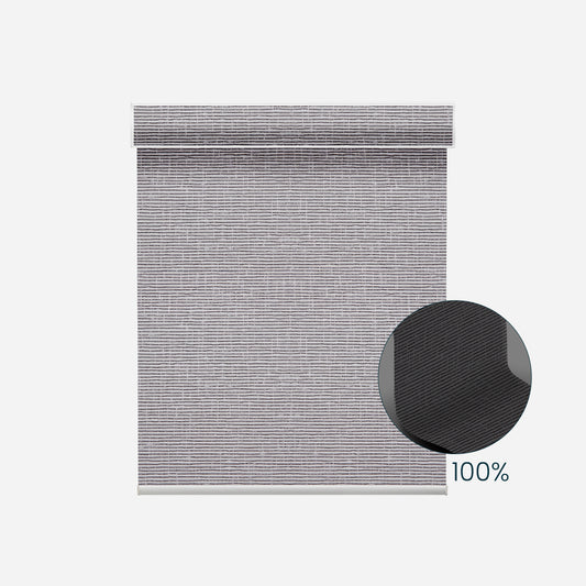 Weffort Motorized Blackout Roller Shades Texture Series