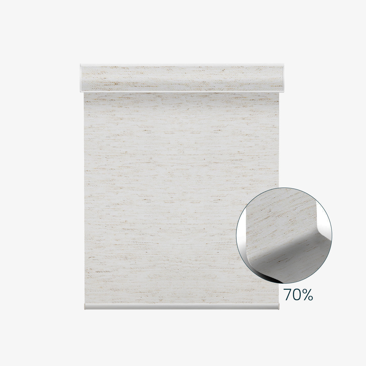 Weffort Motorized Light Filtering Roller Shades Linen Series