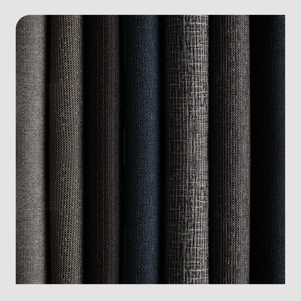 Weffort Motorized Blackout Roller Shades Dark Series