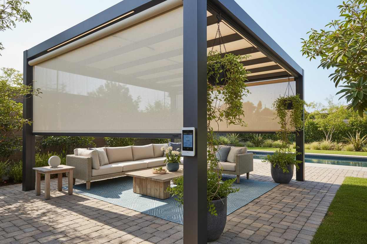 Shade Pergolas After 1 Year: The Motorized Patio Reality