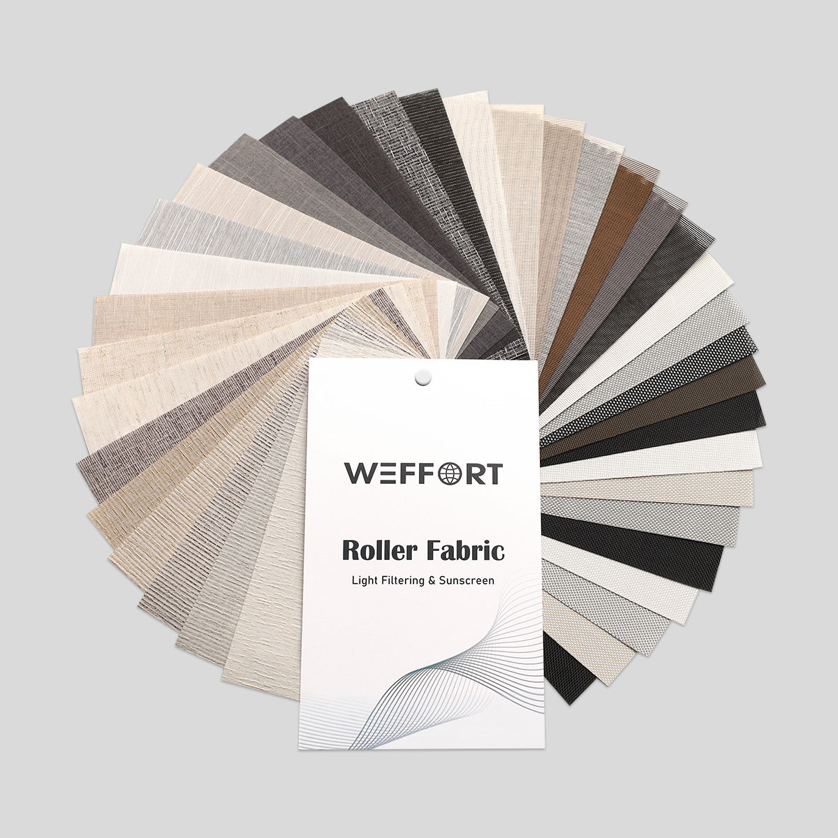 Roller Shades Light Filtering Fabric Samples