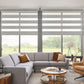 Weffort Motorized Blackout Zebra Shades Soft Series