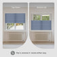 The skylight shade begins its downward movement from the fully retracted position. 